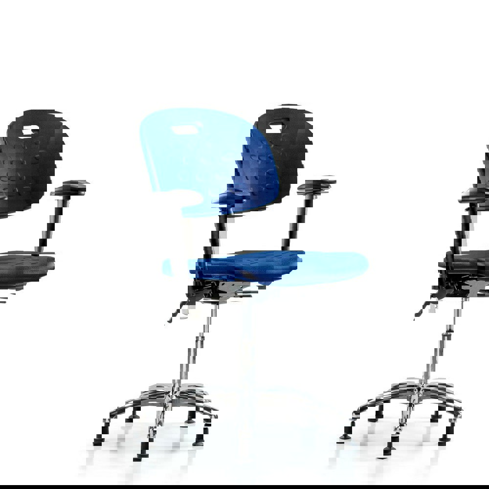 Task Chair: Polyurethane, Blue